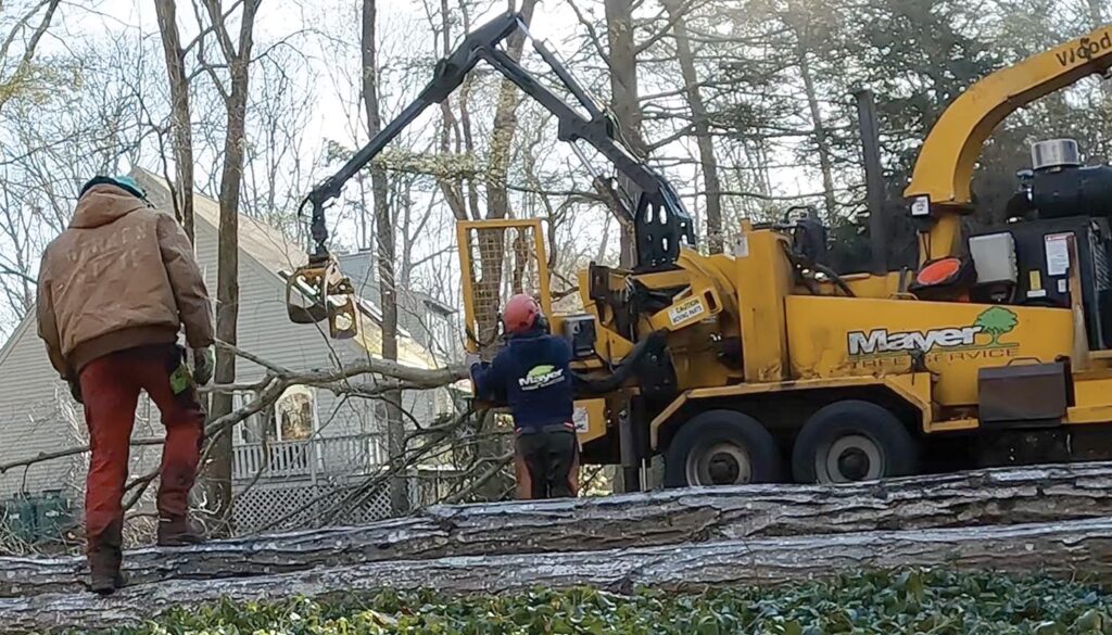 Good footing is necessary on crane jobs.