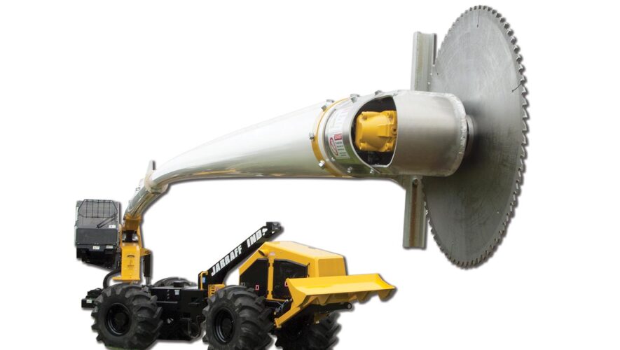 Photo 2: Improved technology leverages better work quality while increasing the productivity of vegetation-management operations. TCIA file photo, Jarraff All-Terrain Tree Trimmer courtesy of Jarraff by Prinoth.