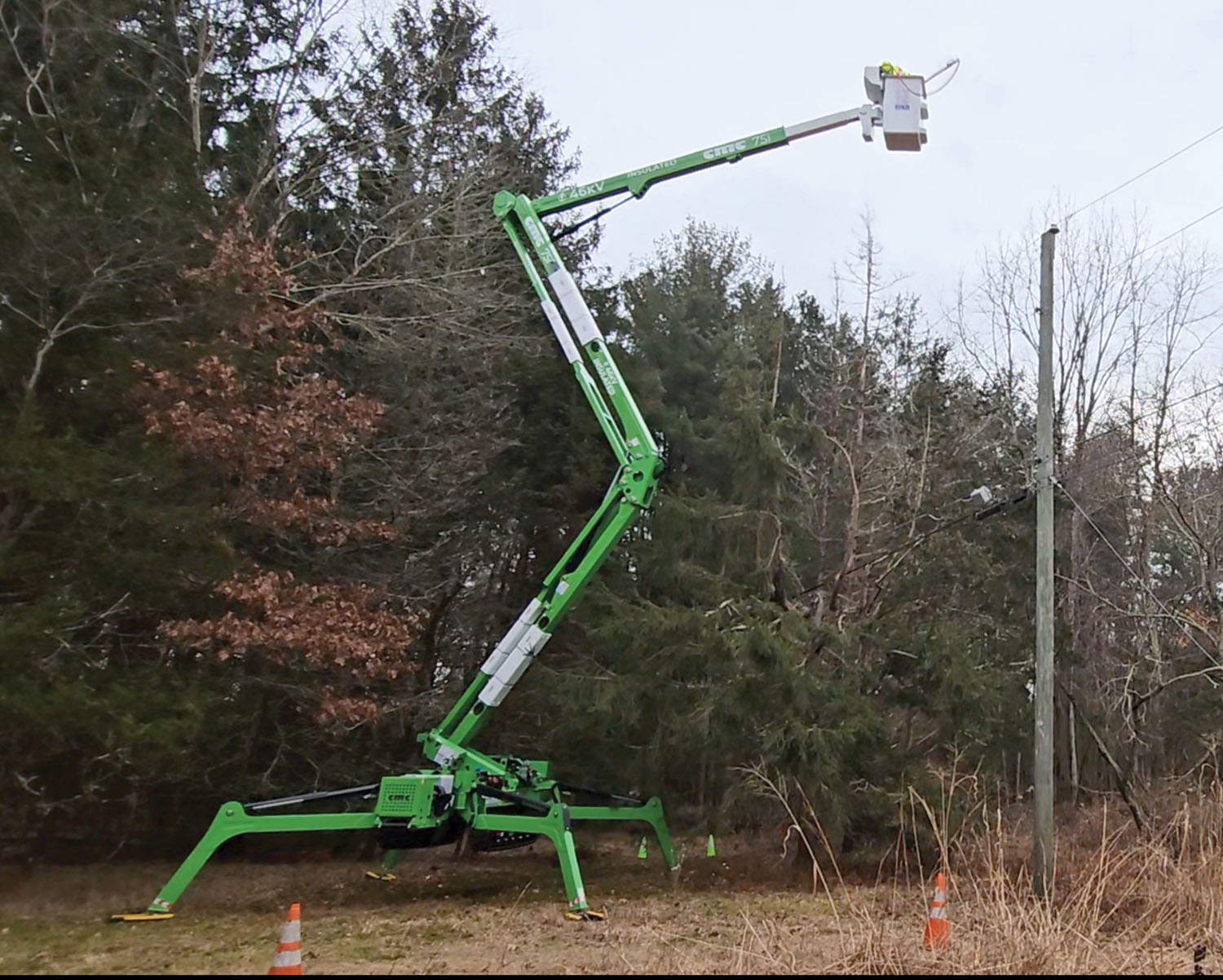 “The 75-foot extension is a pretty good height for our needs,”
